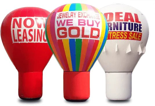 Rooftop Advertising Balloons for Greater Store Visibility Product Image